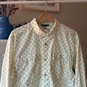 Patagonia Men's Organic Cotton Pearl Snap Button Western Long Sleeve Shirt